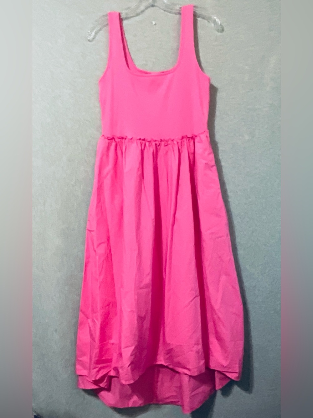 A new day Pink Sleeveless Midi High-Low Dress Sz M